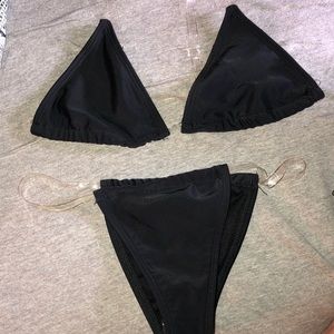 Fashion Nova Bikini With Clear Straps